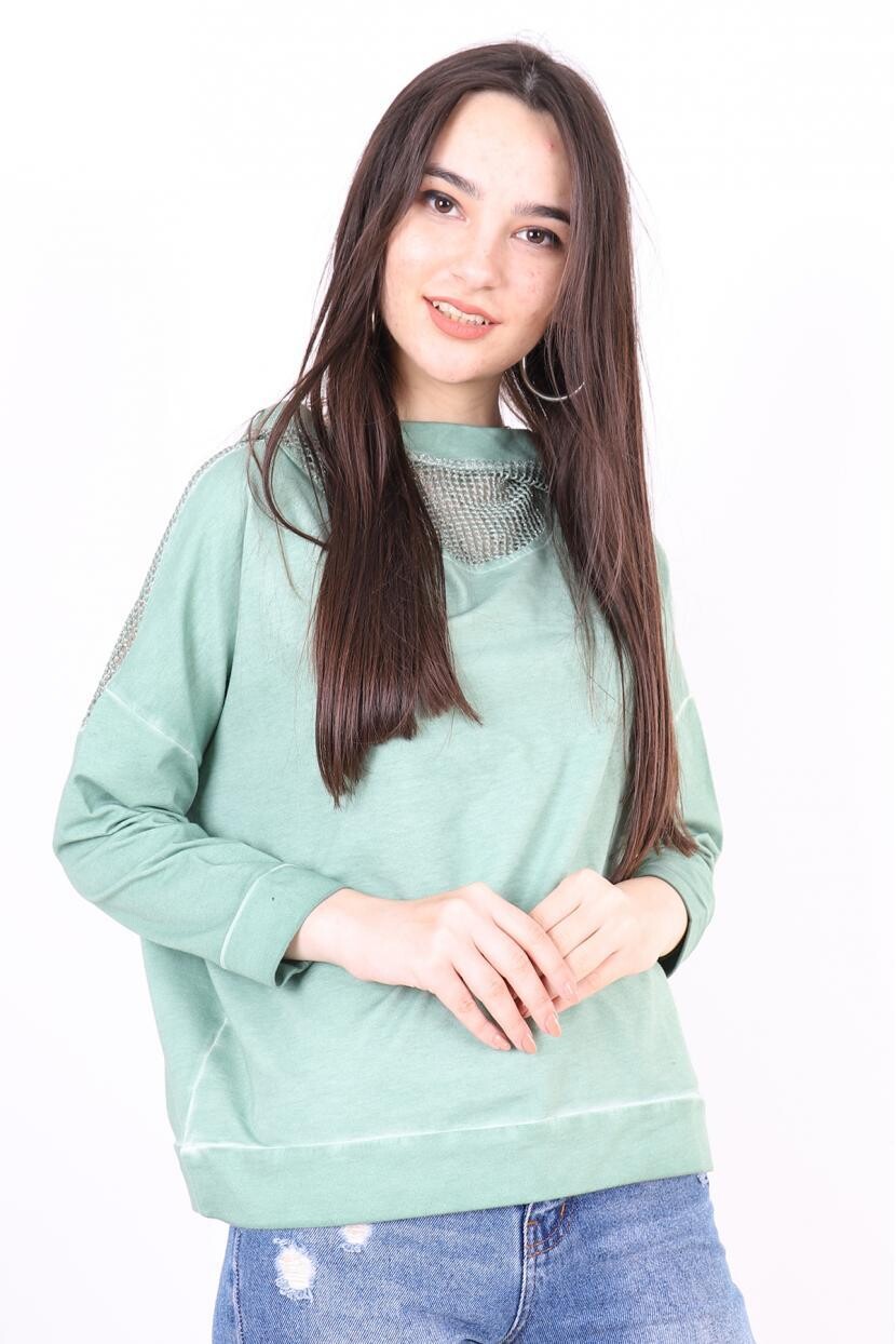 Sırt Detaylı Sweatshirt