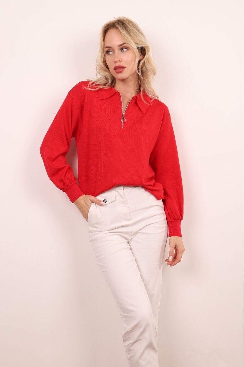 FERMUARLI TRİKO KAZAK