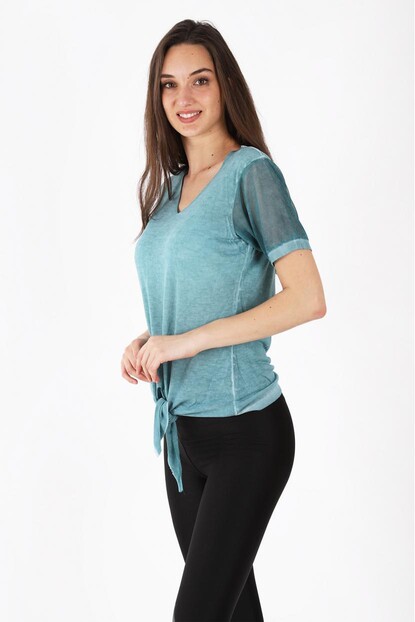 Ön Bağlamalı Kol Tül