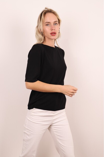 Bisiklet Yaka Basıc Triko