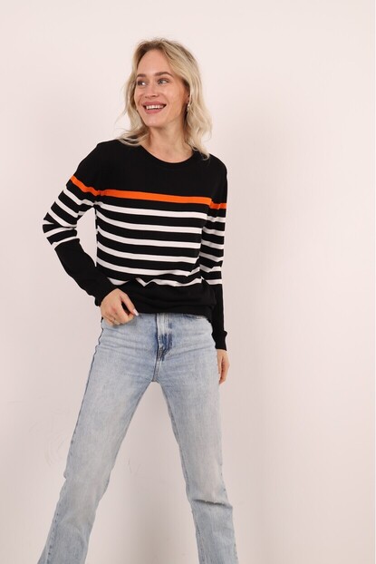 ÇİZGİLİ TRİKO KAZAK