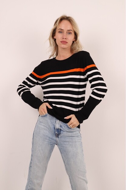 ÇİZGİLİ TRİKO KAZAK