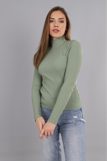 Dik Yaka Fitilli Triko