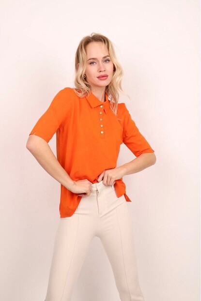 DÜĞMELİ POLO YAKA TRİKO