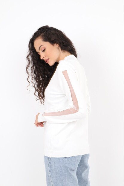 Kol Sim Detaylı Triko