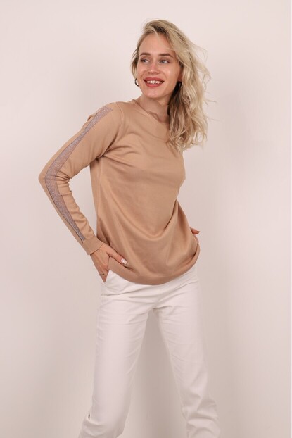 Kol Sim Detaylı Triko