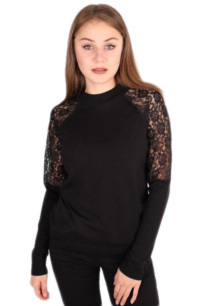 Lace shoulder detailed