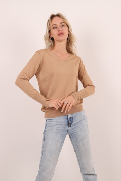 V YAKA BASIC TRİKO KAZAK