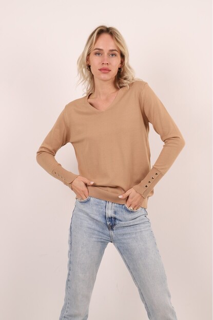 V YAKA BASIC TRİKO KAZAK