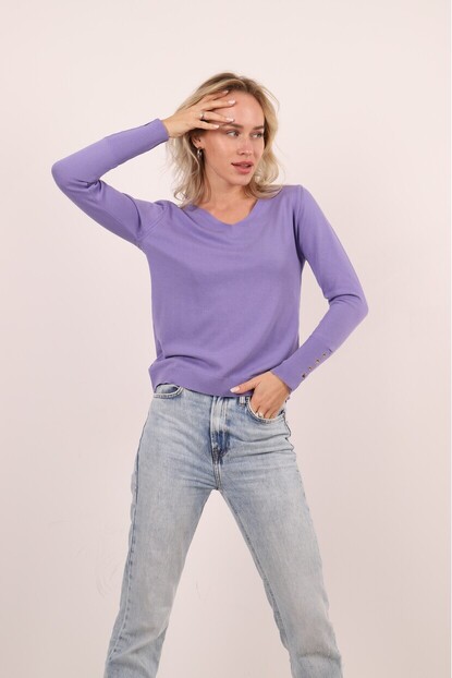 V YAKA BASIC TRİKO KAZAK