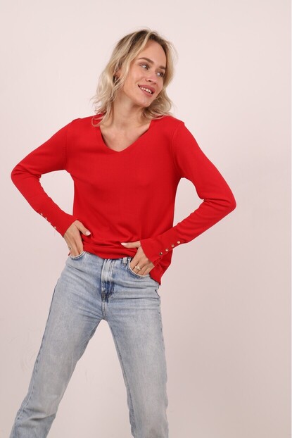 V YAKA BASIC TRİKO KAZAK