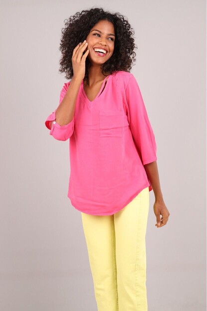 Yaka Detaylı Gömlek 