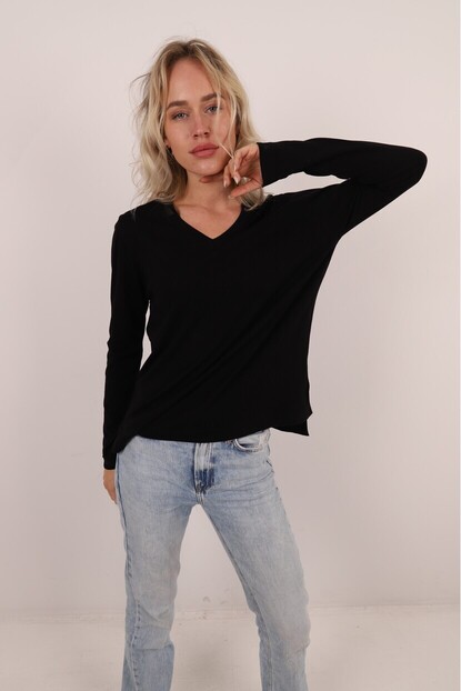 YAKA VE KOL SİM DETAYLI TRİKO